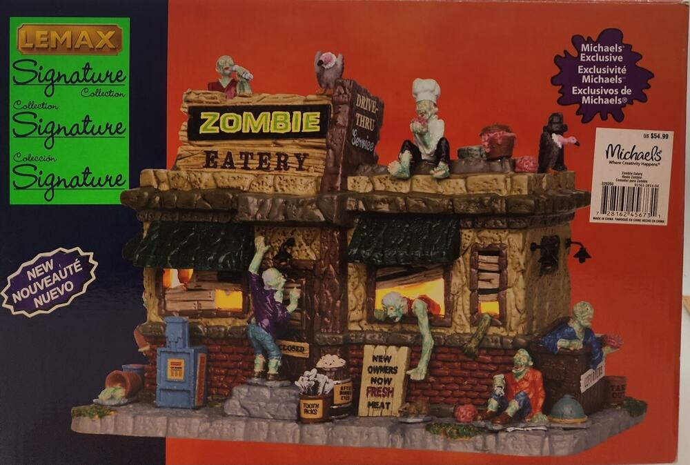 2014 Lemax Spooky Town Zombie Eatery